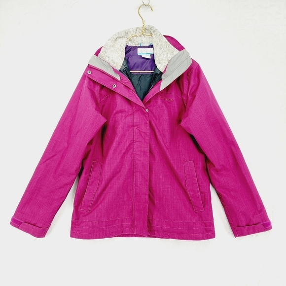 Columbia Sportswear Pink Long Sleeve Jacket Z4 - Picture 1 of 8